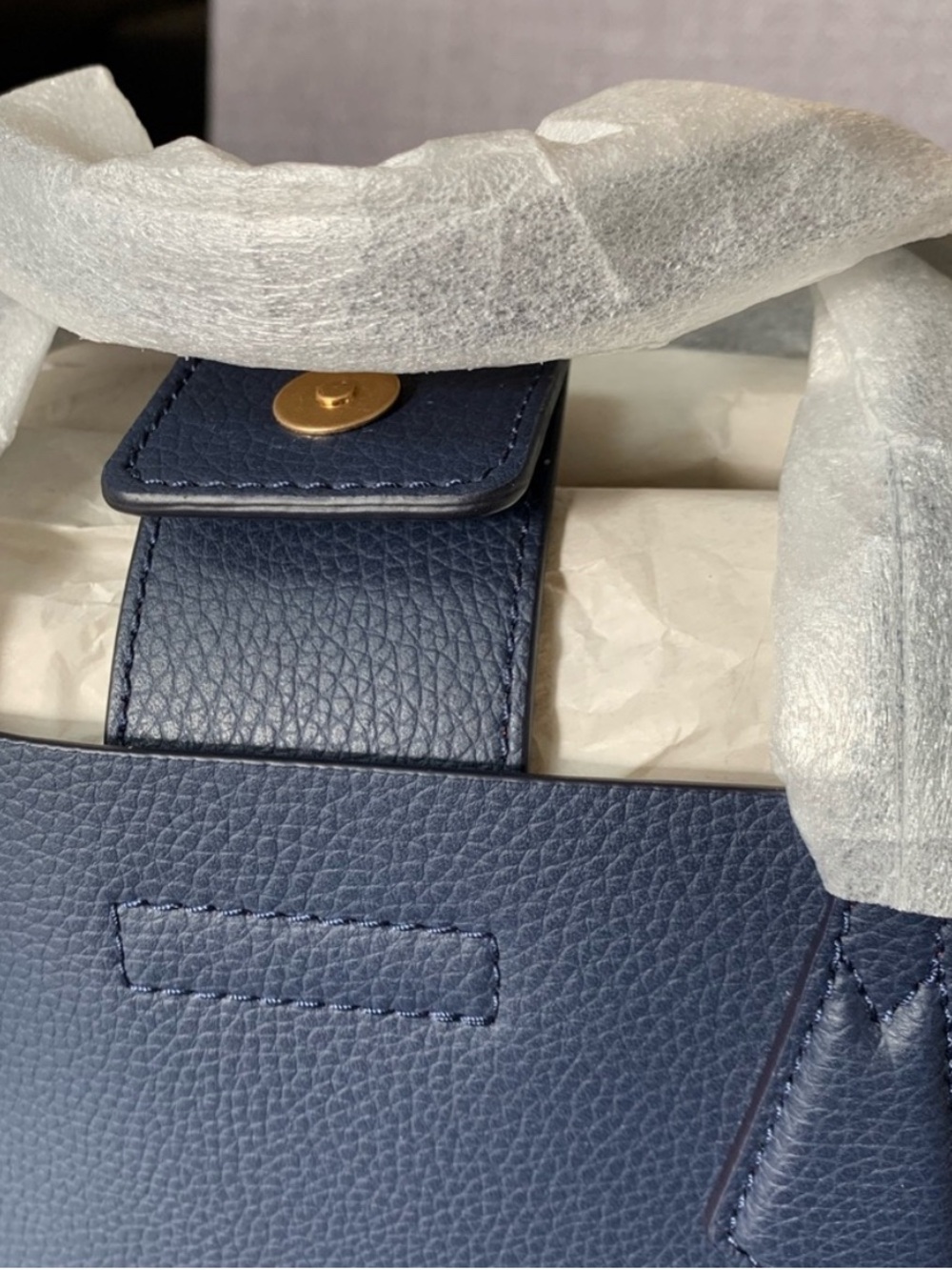 New 56249 Tory Burch Perry Small Triple Compartment Tote Shoulder Bag Brilliant - Picture 6 of 10